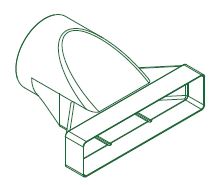 ecoDUCT Rectangular to Round 150⌀ - Image 2