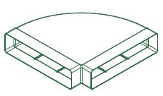 EcoDUCT 90° Horizontal Bend - Image 2