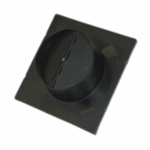 Multi-directional Outlet 300x300 adaptor for 200 duct with damper #615
