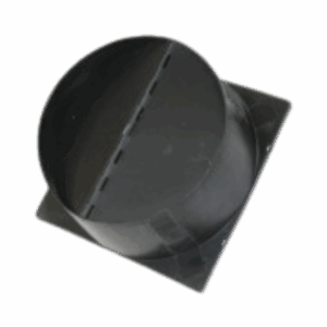 Multi-directional Outlet 300x300 adaptor for 300 duct with damper #617