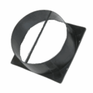 Multi-directional Outlet 300x300 adaptor for 300 duct without damper #614